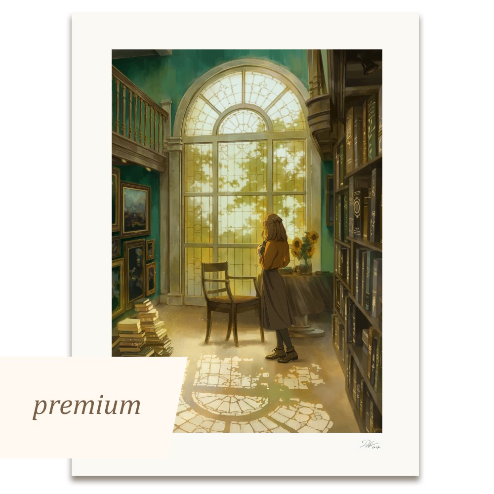 The Old Library | Premium Print [40x30 cm]