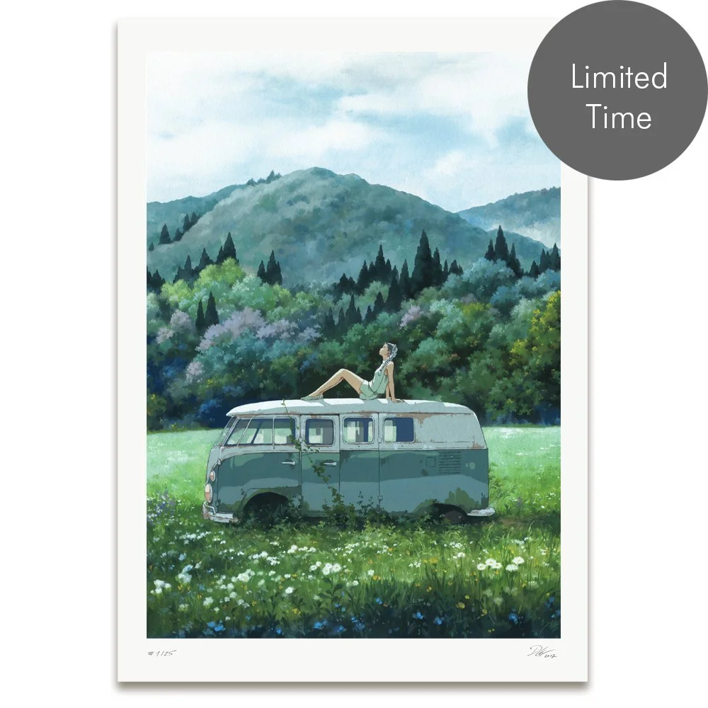 Viridian Timed Edition Fine Art Print by Djamila Knopf.jpg