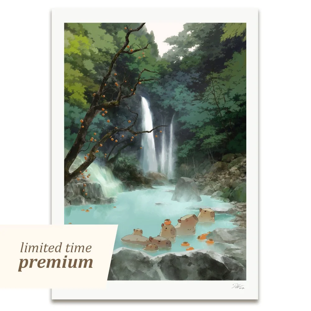 Capybara Premium Fine Art Print by Djamila Knopf.jpg