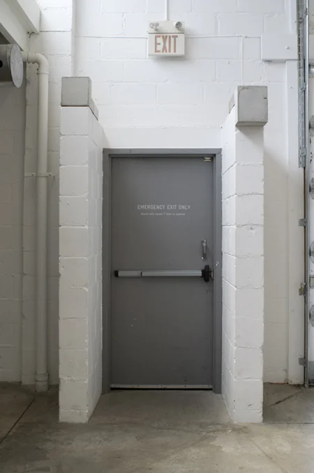 Block 1 and Block 2 , 2015, concrete, installation at Diaz Contemporary, Toronto