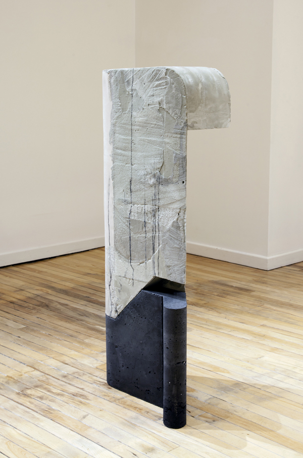   Balimidor , 2014, concrete, foam, and wood, 45 x 21 x 12 in 