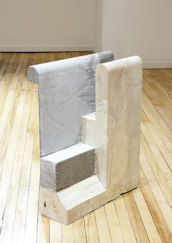   Hepilumor , 2013, concrete and foam, 21 x 21 x 11 in 