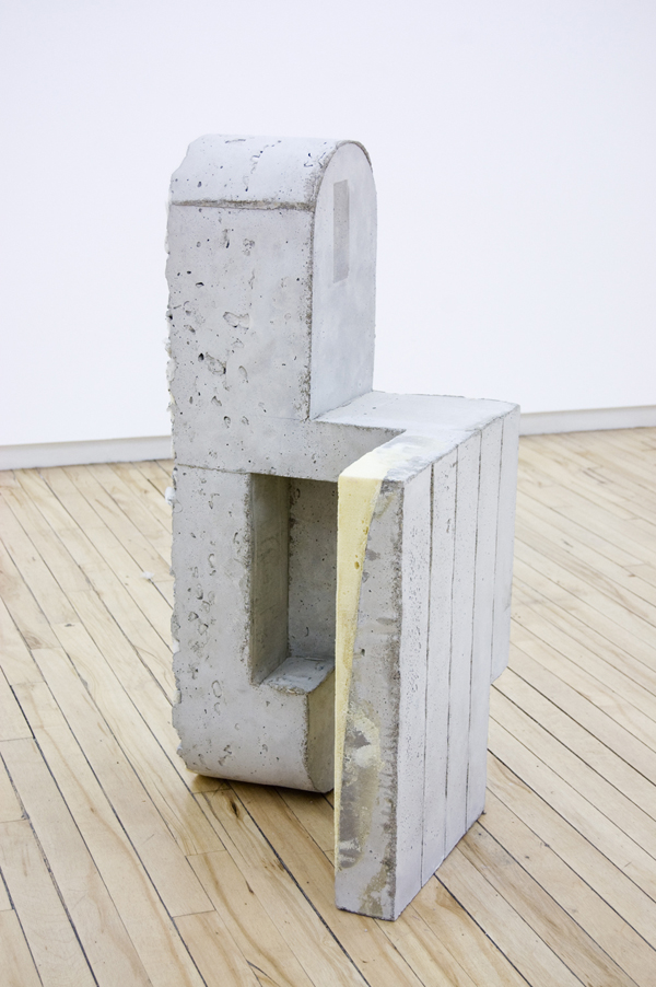   Component 2-1 (Buttress) , 2013, concrete and foam,&nbsp;30 x 18 x 15 in 