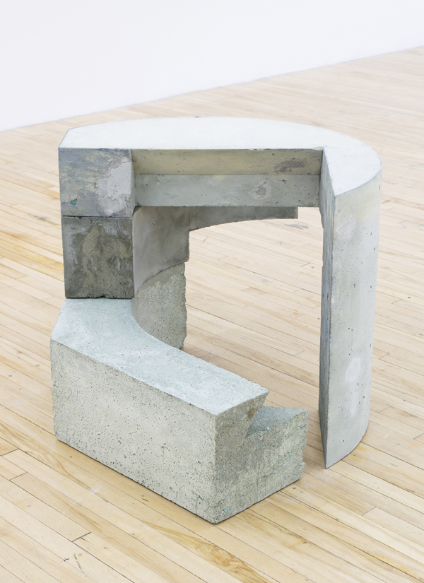   Lunopel , 2016, concrete and foam, 23 x 36 x 32 in 