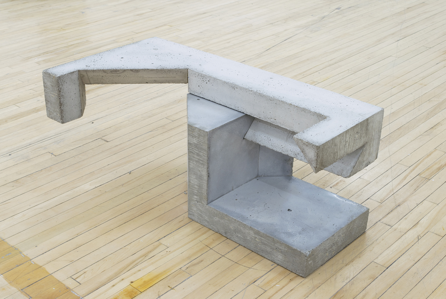   Falkeen , 2015, concrete and foam, 15 x 35 x 18 in 
