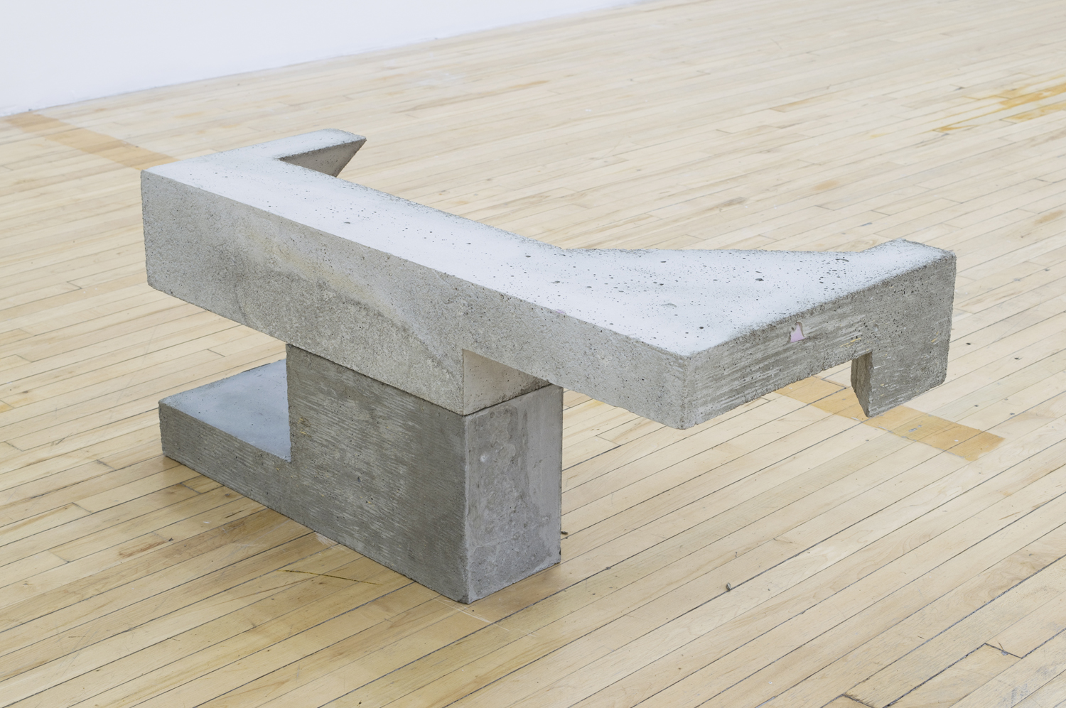   Falkeen , 2015, concrete and foam, 15 x 35 x 18 in 