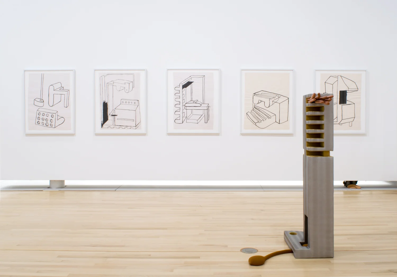Components , 2011–2012, fabric, installation at Kamloops Art Gallery, British Columbia
