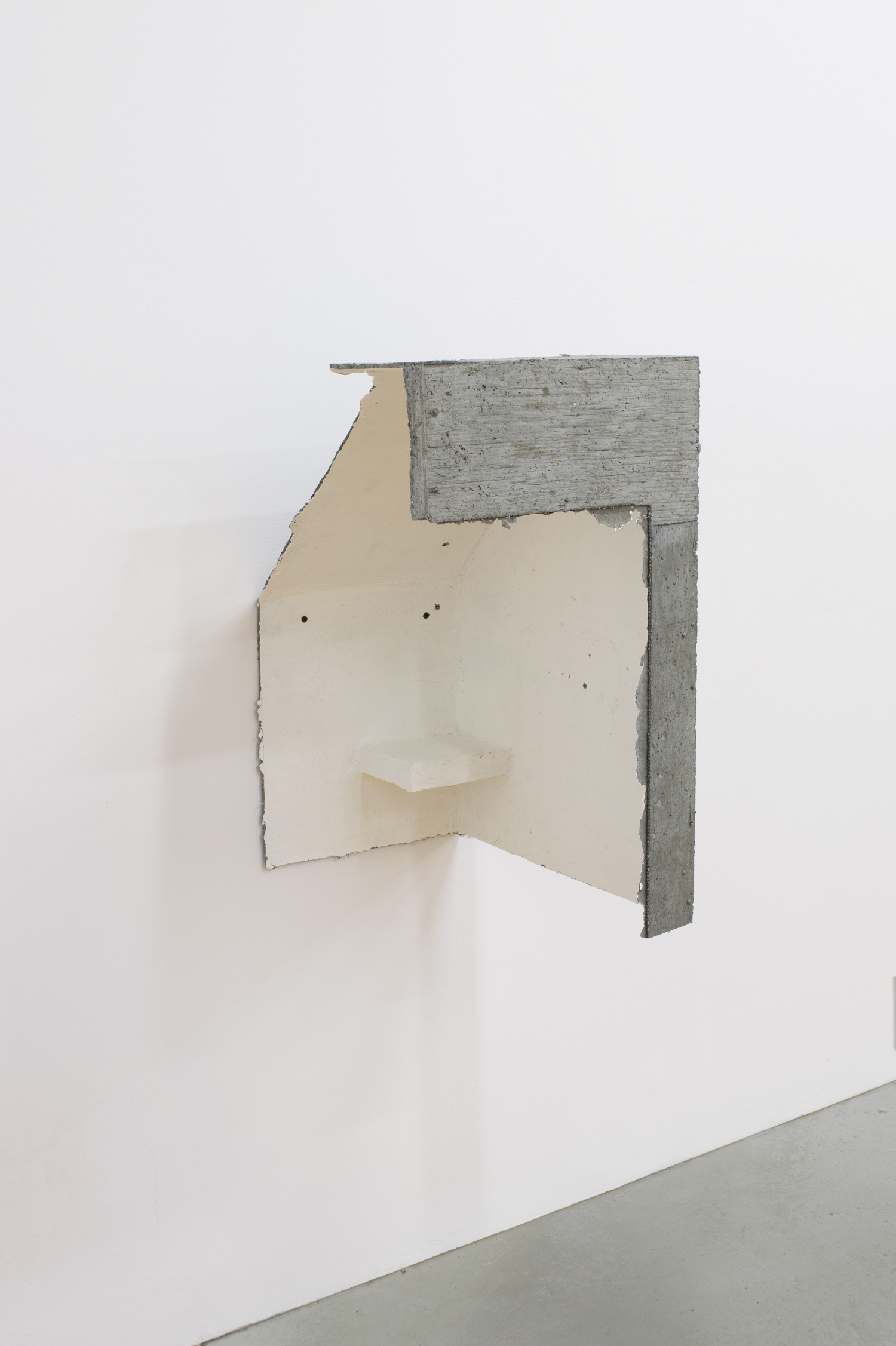   Limik , 2017, papier maché, concrete, and gesso, 26 x 18 x 15 in 