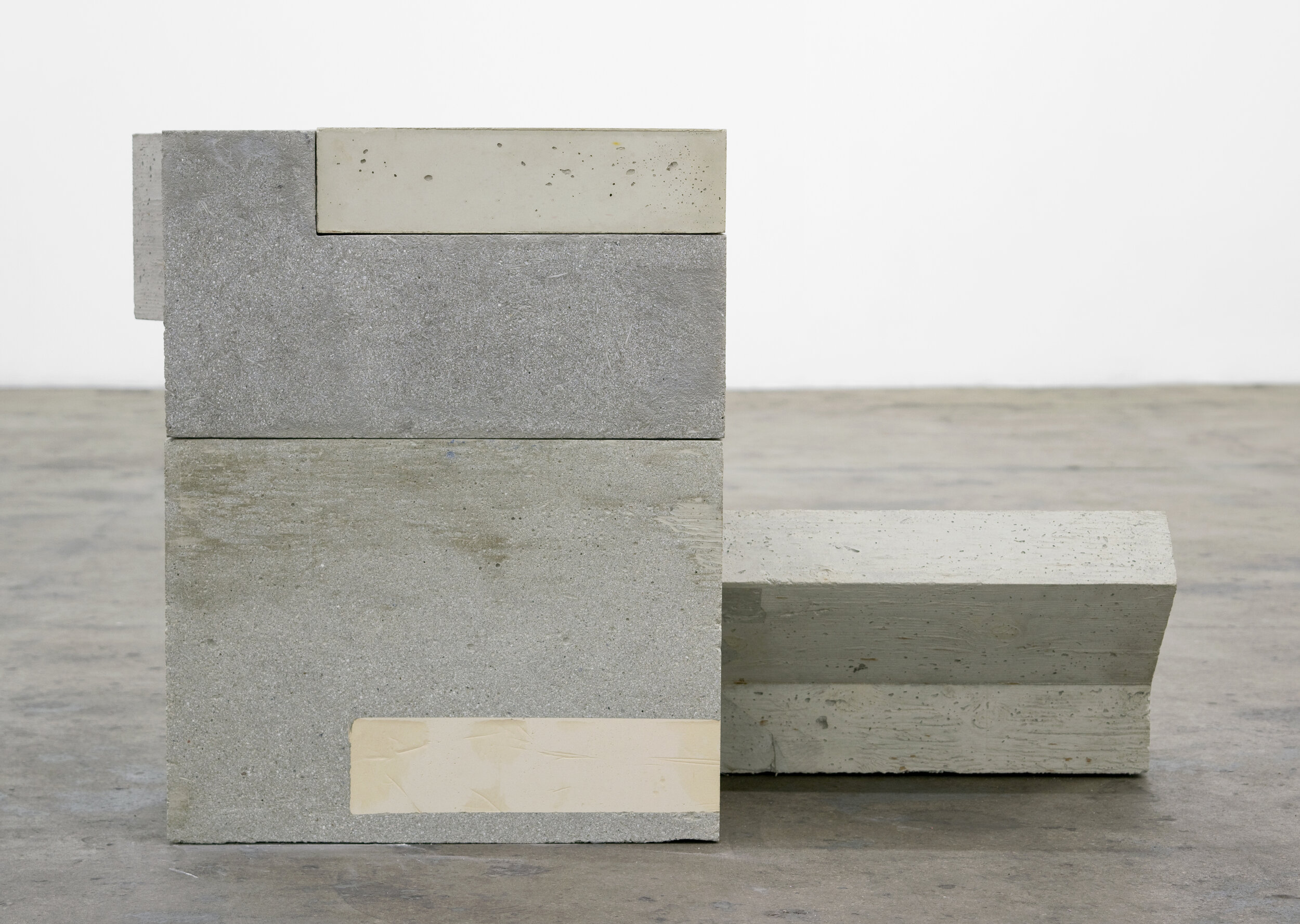   Villiphit , 2019, fibre-reinforced concrete, ceramic inlay, polystyrene foam, stainless steel hardware, 21 x 34 x 22 in 