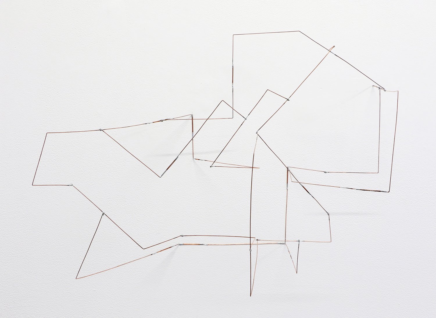   Melling , 2019, soldered copper-coated steel wire, 14 x 22 x 14 in 