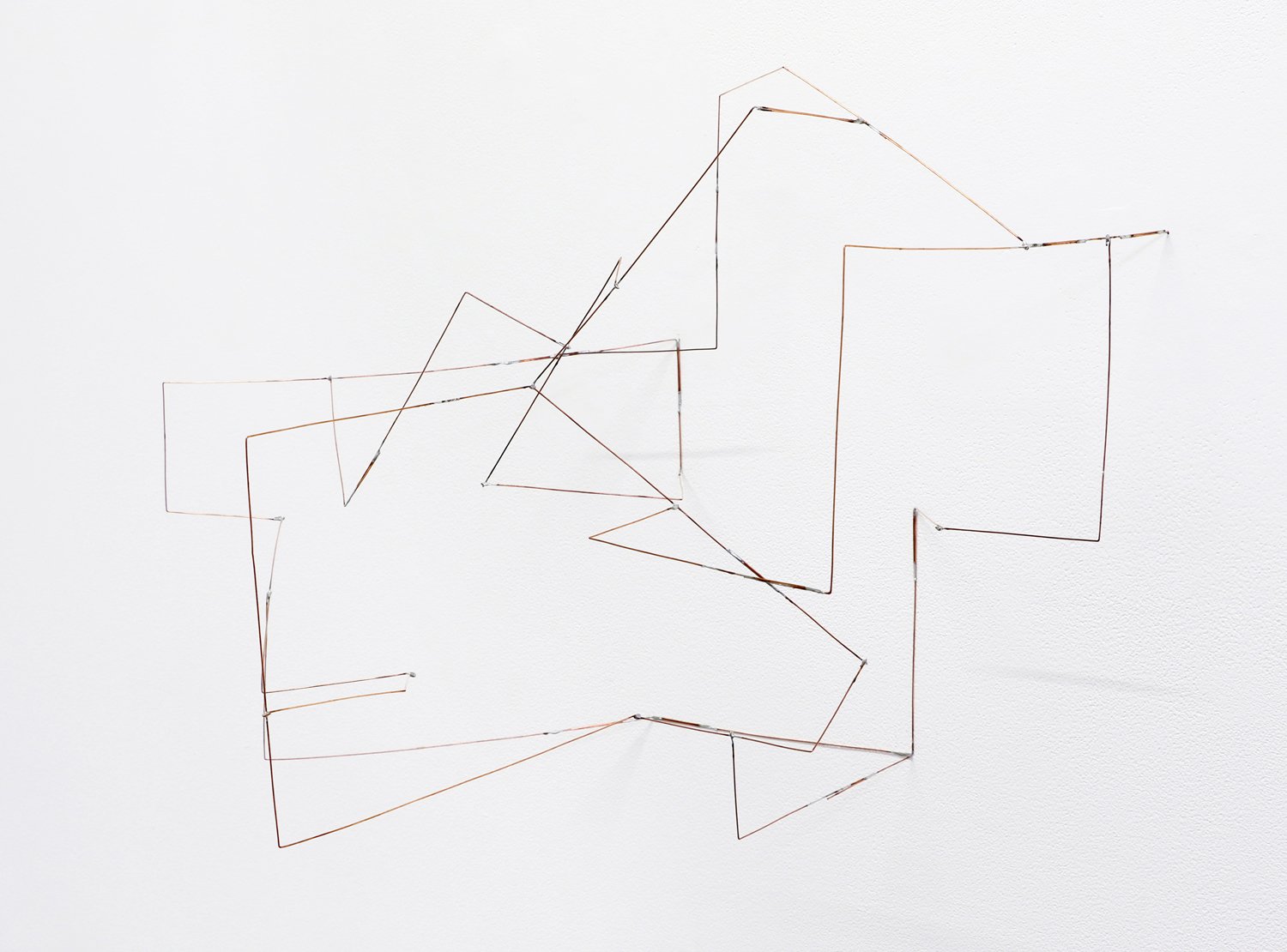  Melling , 2019, soldered copper-coated steel wire, 14 x 22 x 14 in 
