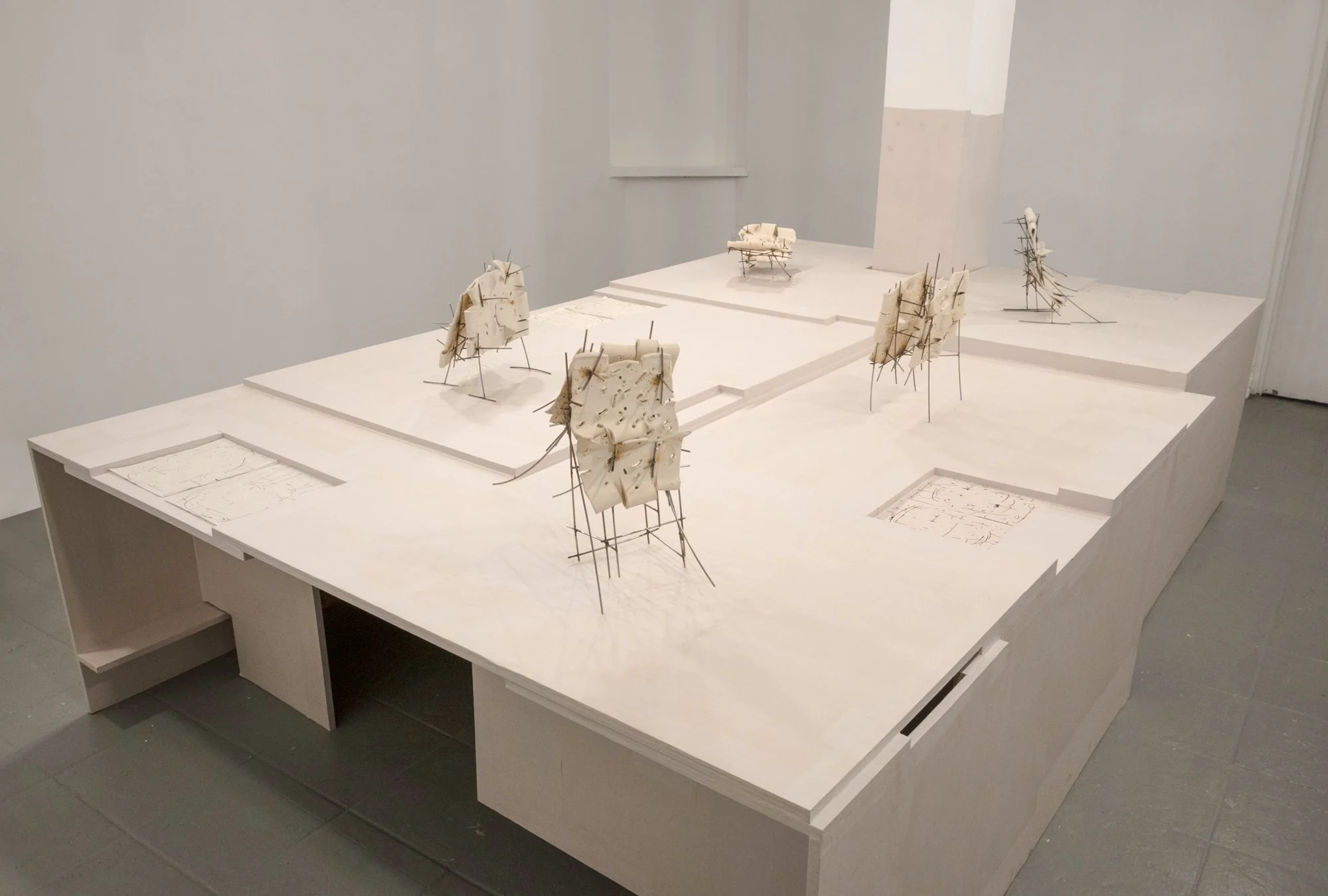   Courtyard , 2026, Site-Service, Nine, New York 