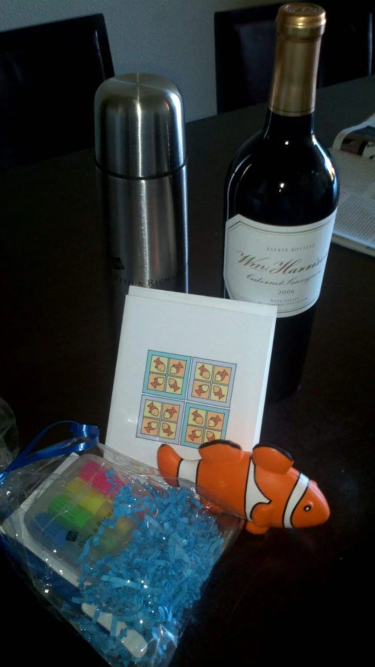 Summer associate offer swag.
