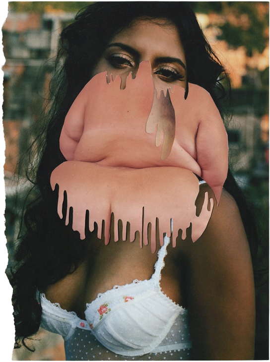 Tabloid Carnivore X, 2011, Big Butt and V Magazine, 9" x 12".