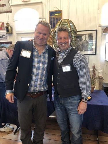 2019 East End Maritime Festival Grand Marshalls Rich Vandenburgh & John Liegey