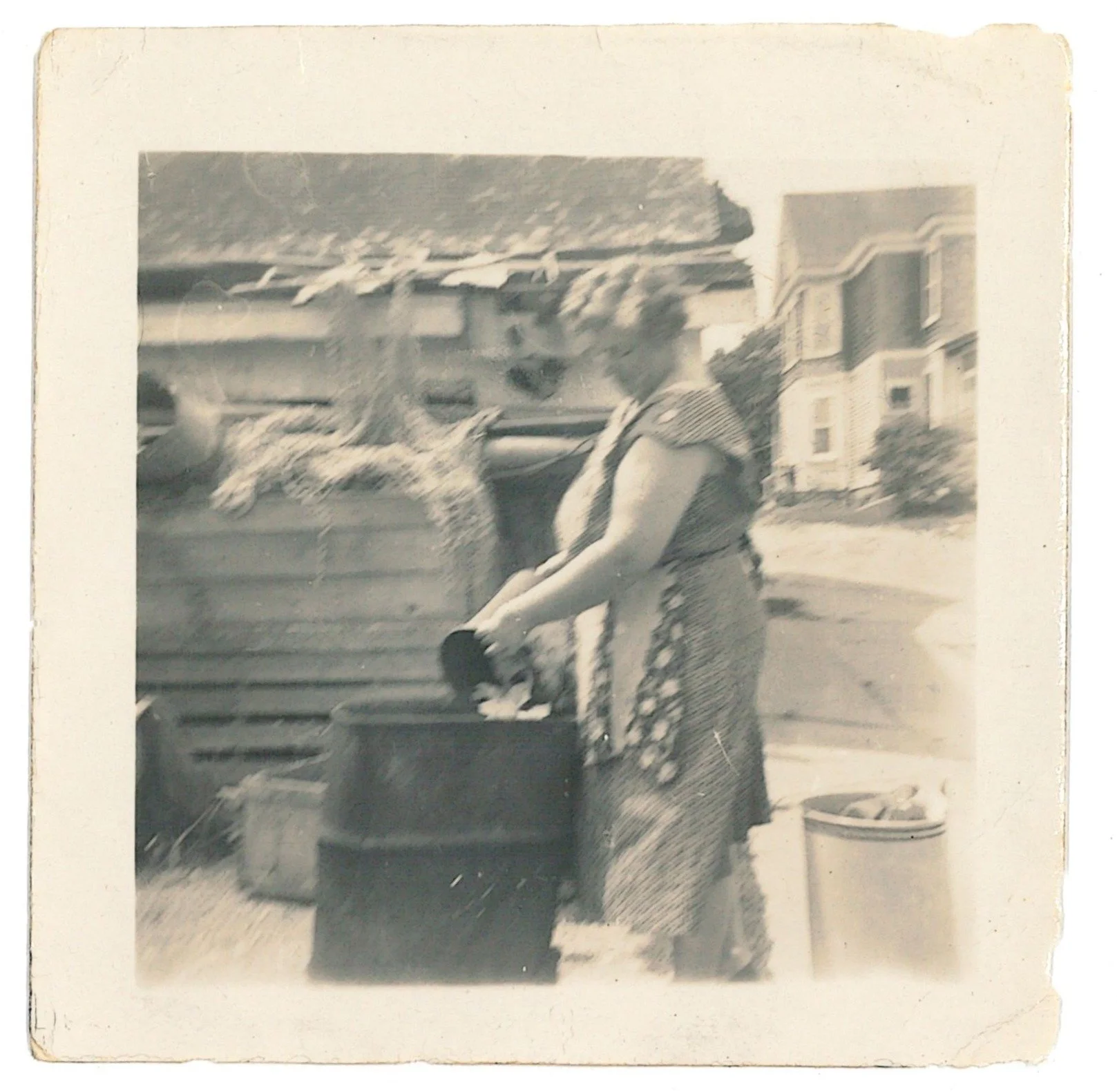 Unidentified Woman with Fishing Accoutrements, ca. 1950