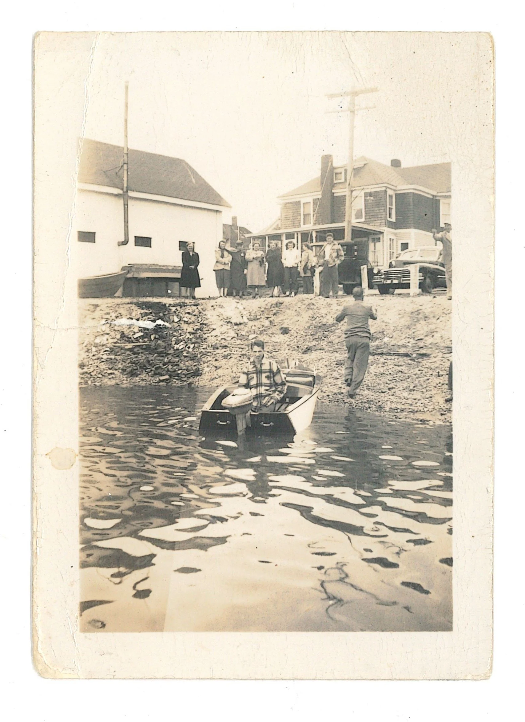 Young Man Aboard the Lilrod, ca. 1950