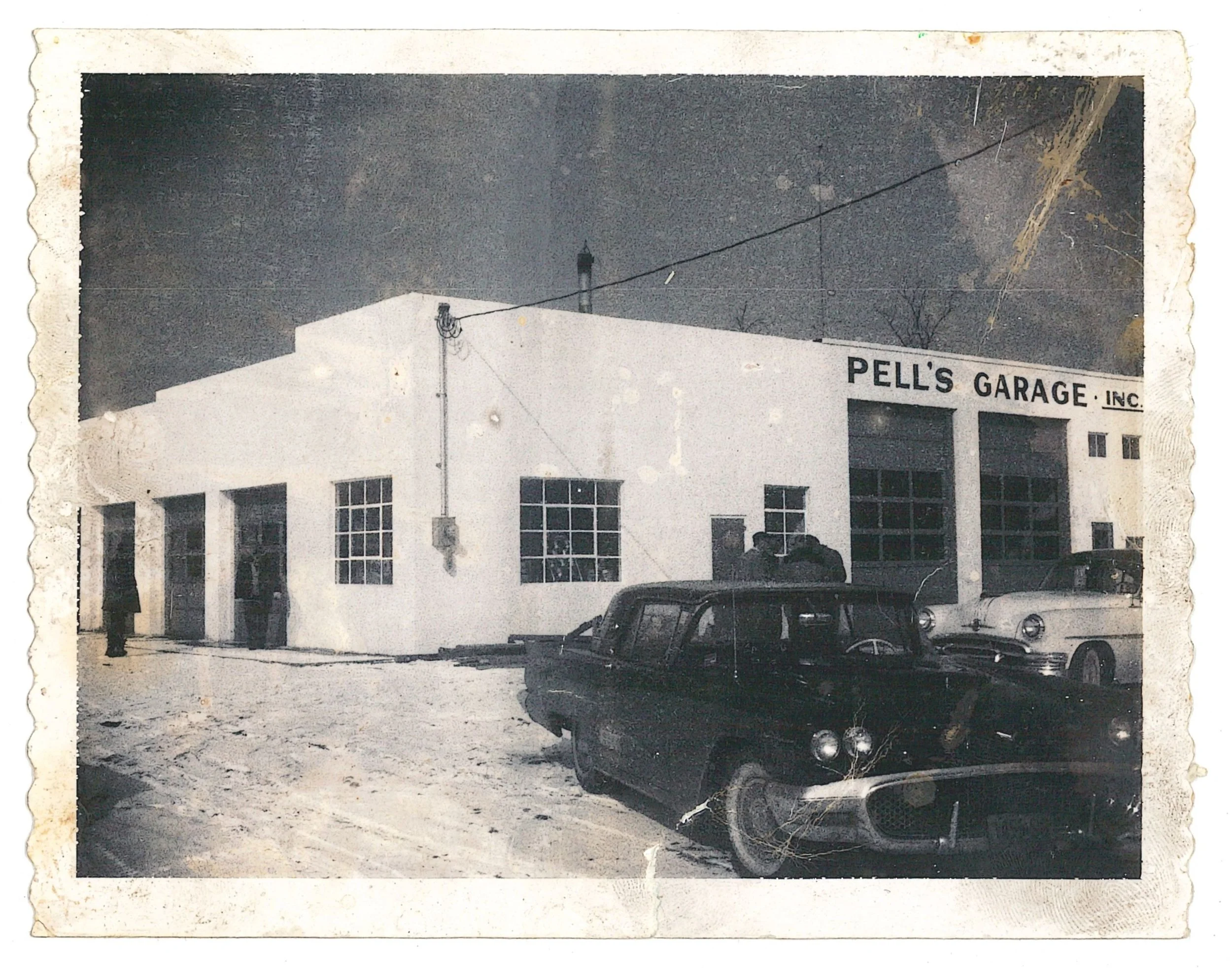 Pell's Garage, ca. 1958