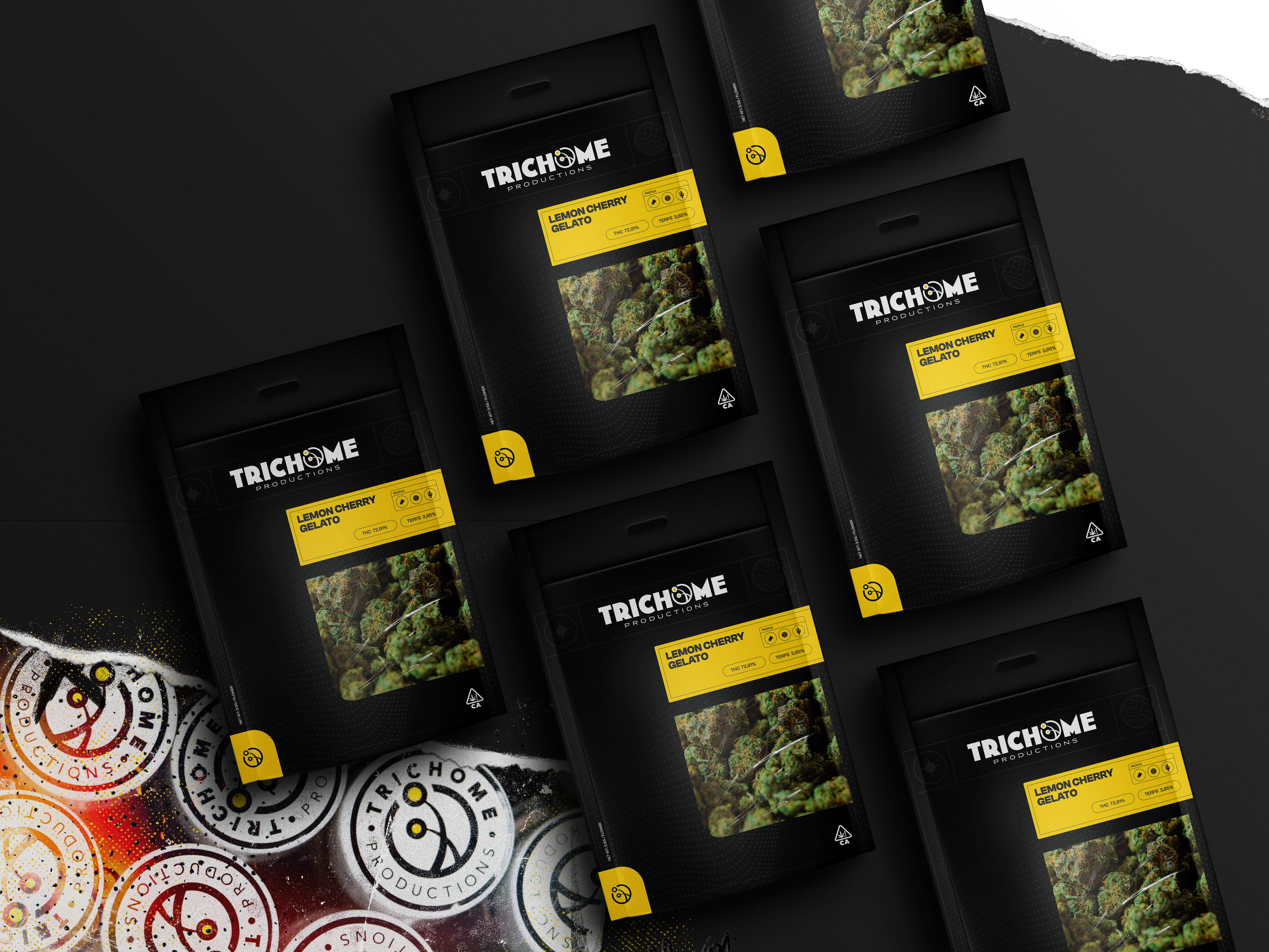  Packaging Concept for Trichome Productions 