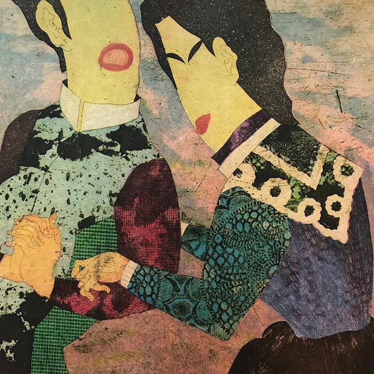  "Flirting Couple"  Yuji Hiratsuka  