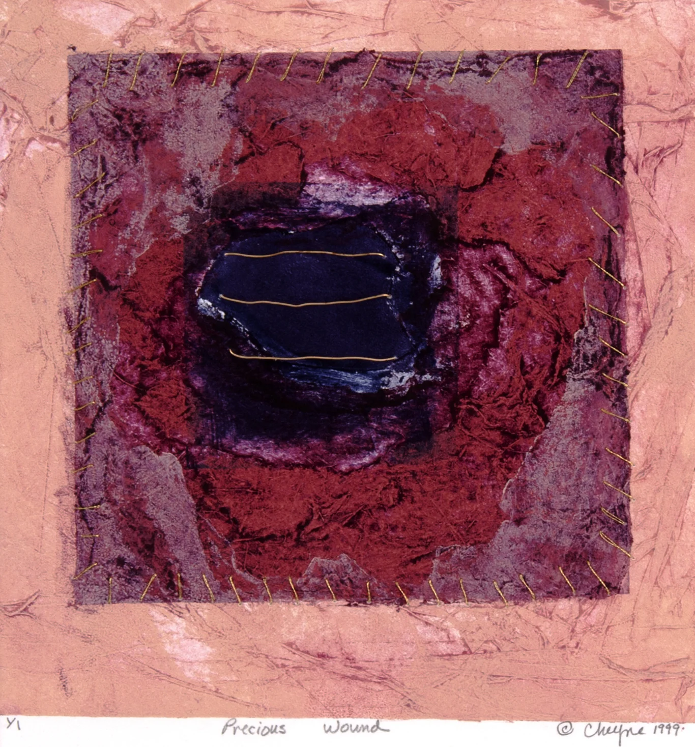 Collagraphs with Handmade Paper