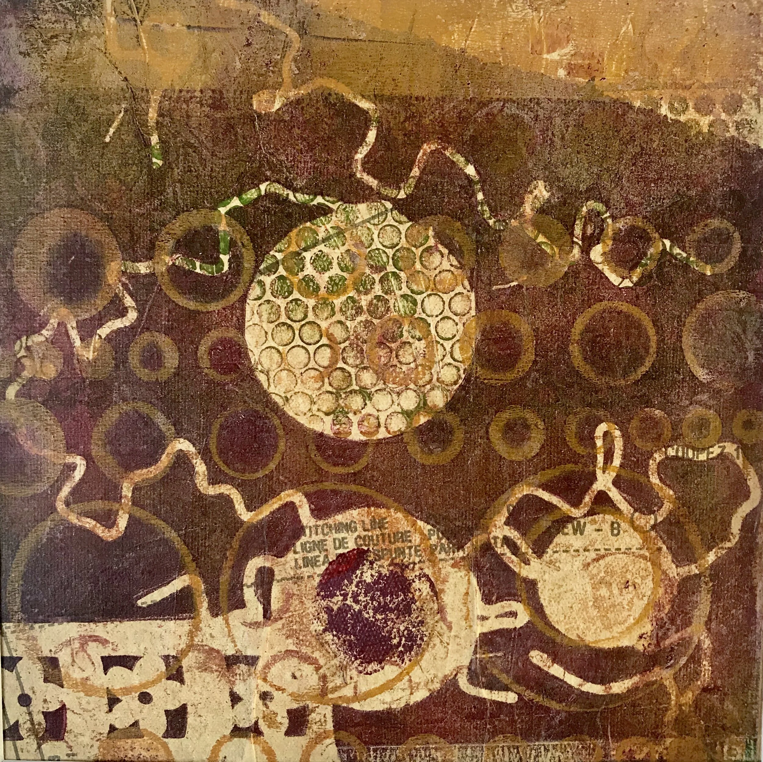 Mixed Media Gel Printing - 22 Feb 2020