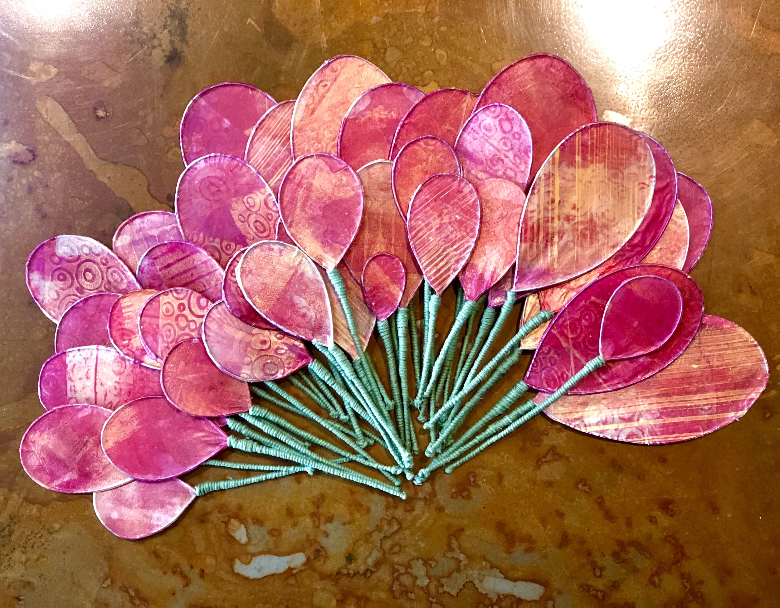 Flower Petals - gelli plate block printing on paper.jpg