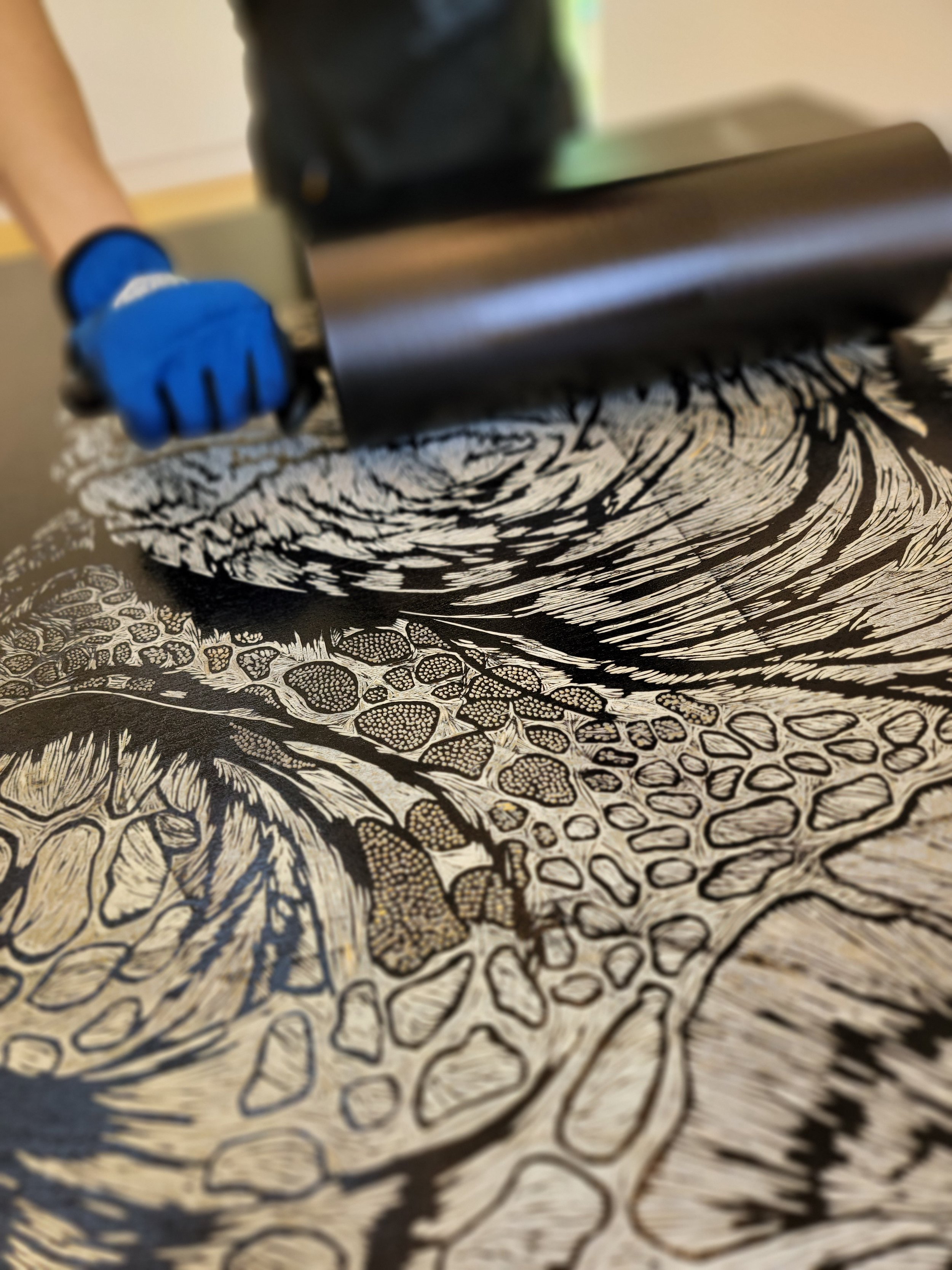 BIG INK Inking a Woodblock Carved by Kelsie Becker.jpg