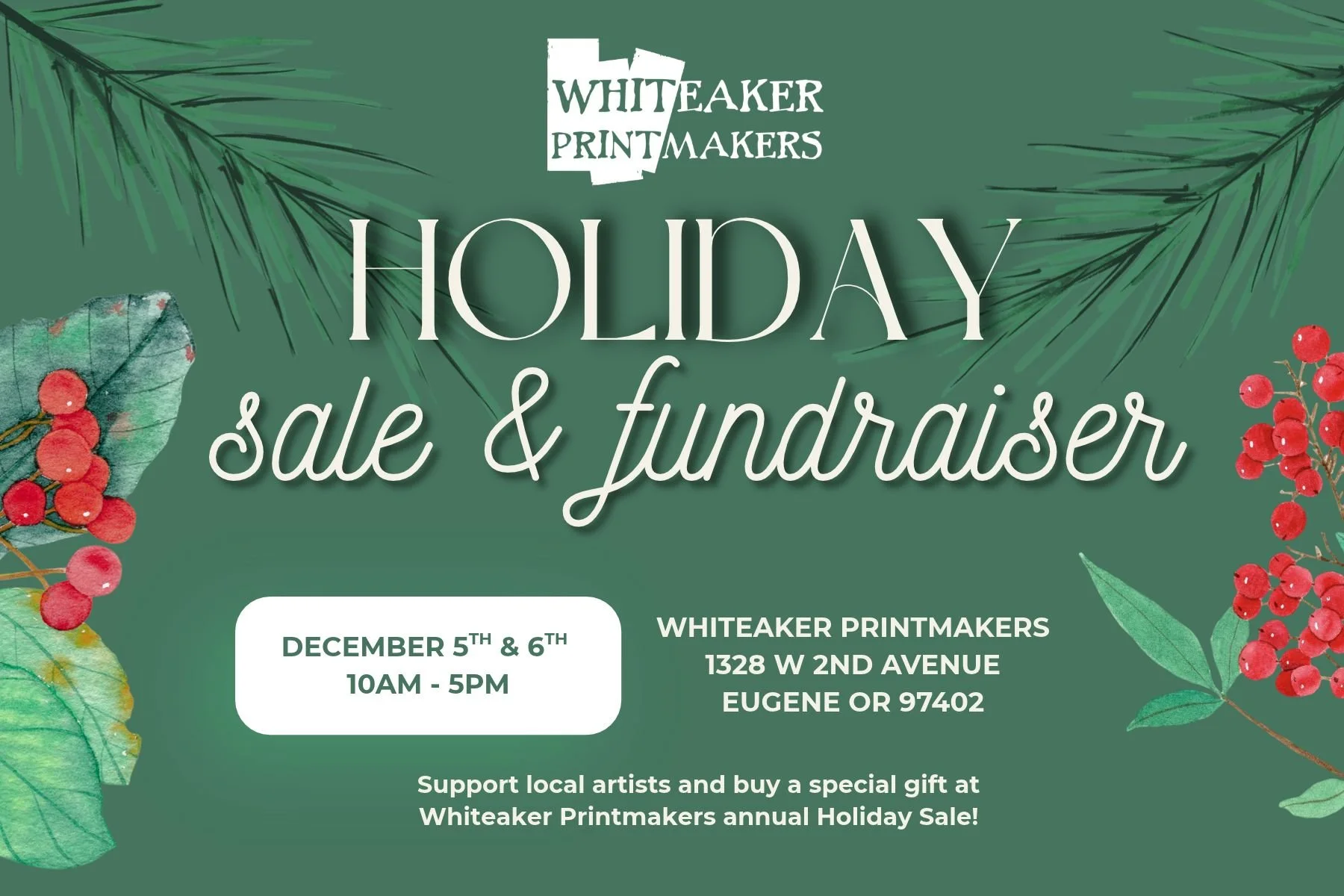 Holiday Sale Fundraiser