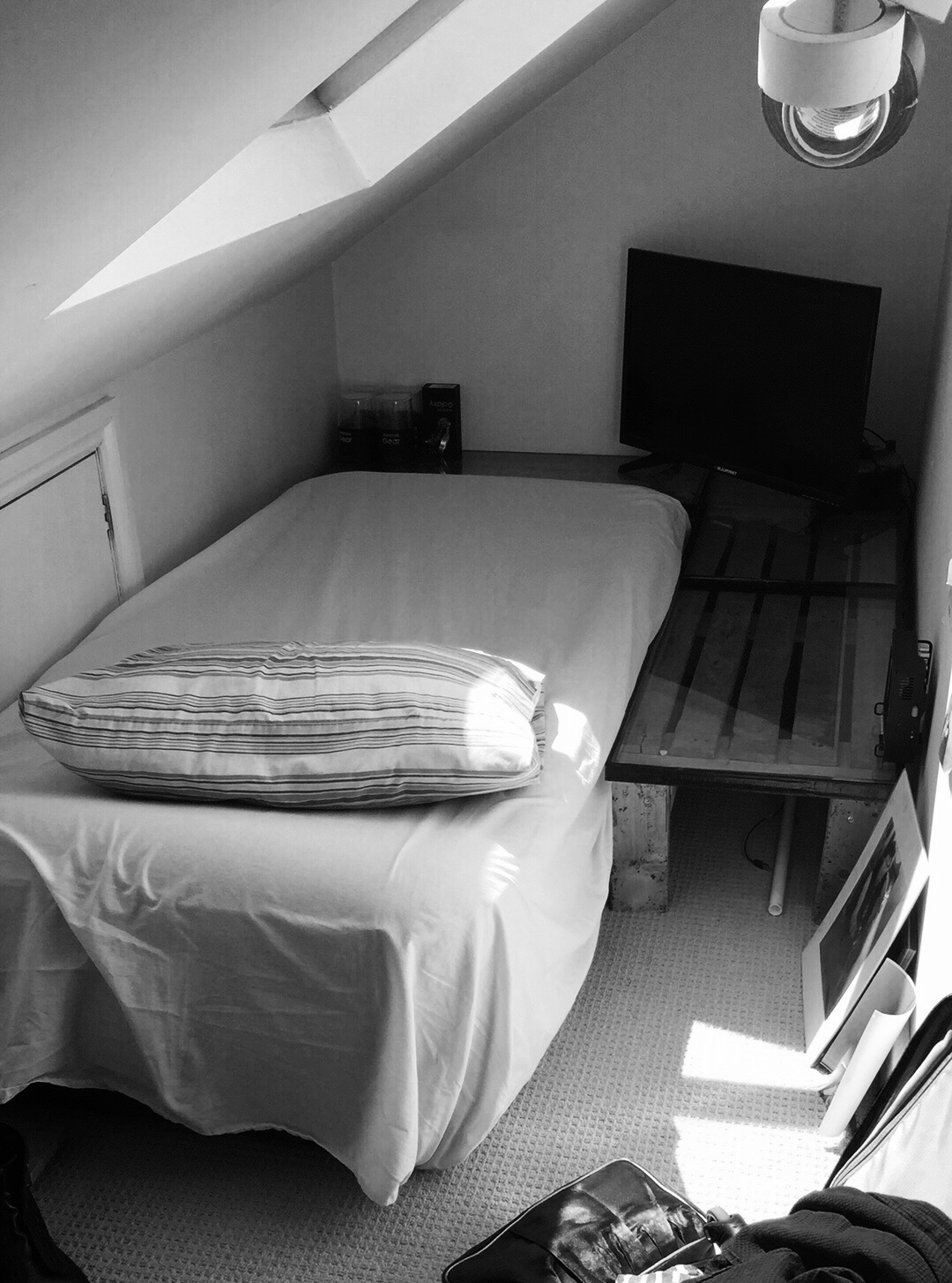 My little cupboard room...kinda like Harry Potter