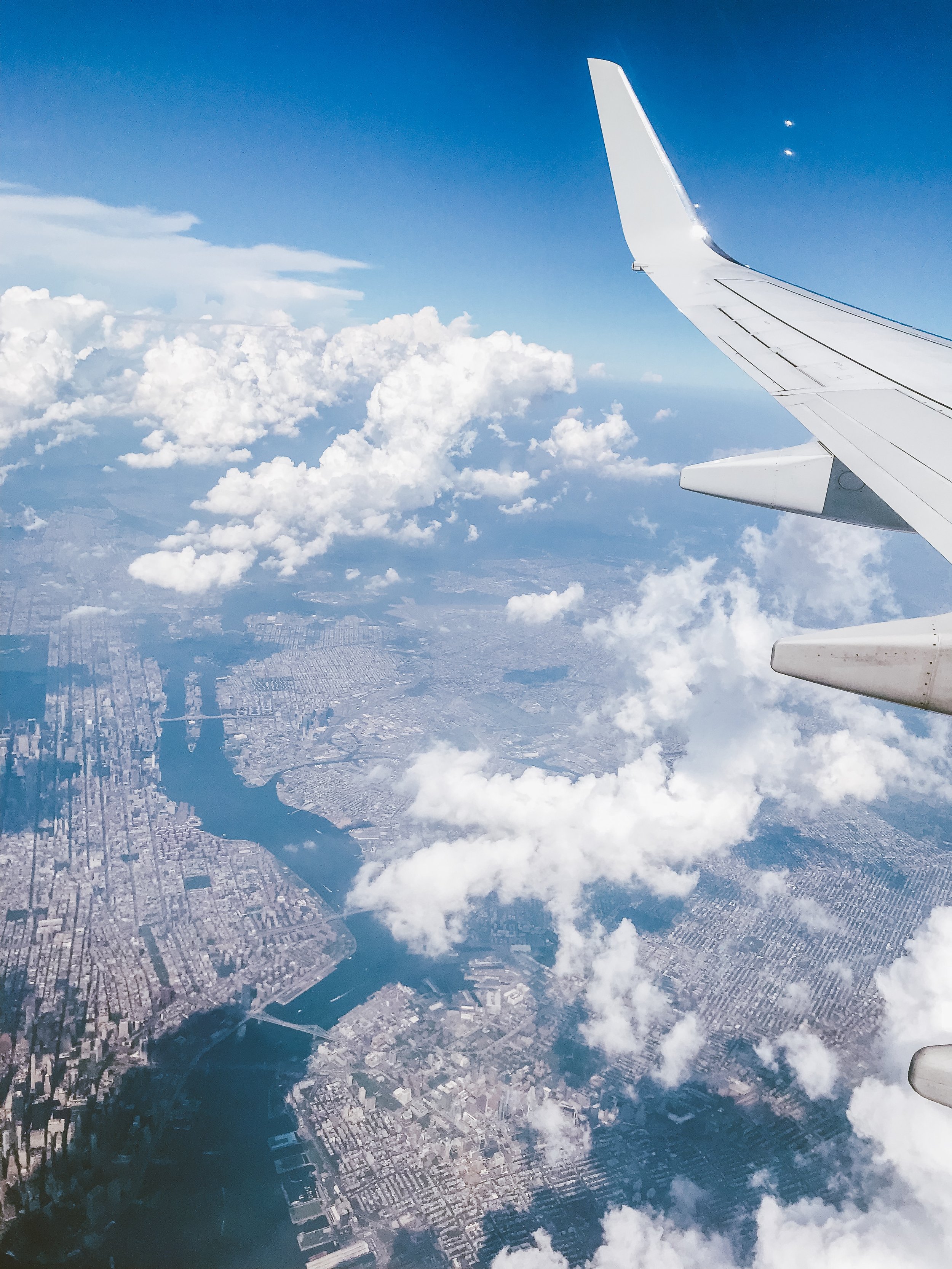 Bre Sheppard - My First NYFW - View Of NYC From The Plane.JPG