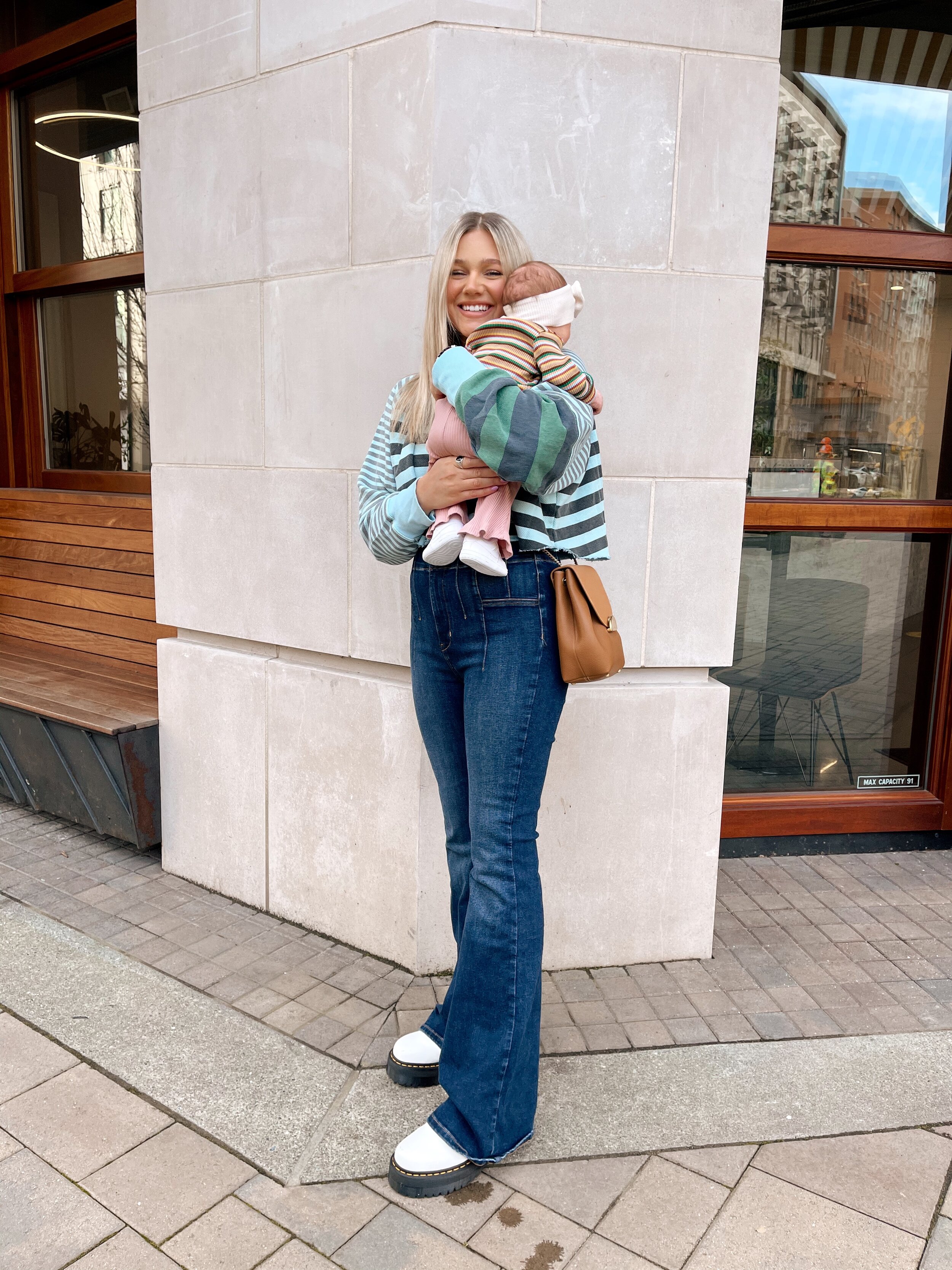 Recent Free People Purchases - Striped Polo Tee - Bre Sheppard.JPG