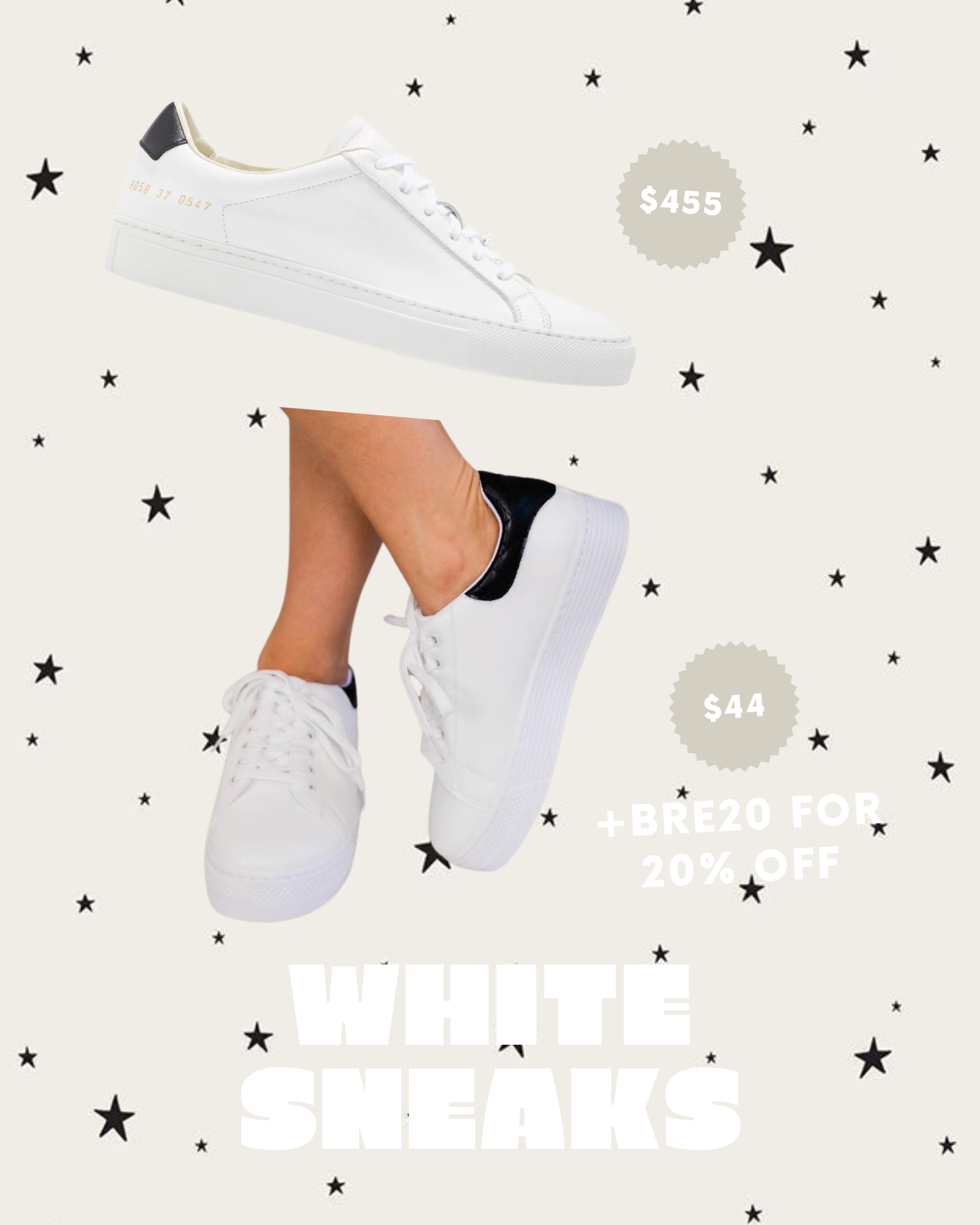 Splurge vs Save Spring Faves - Common Projects - Bre Sheppard.png