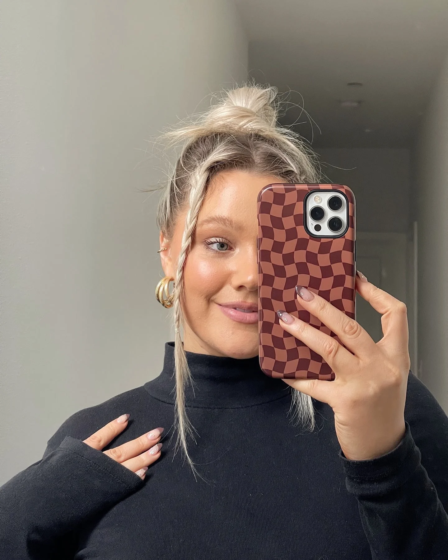 Bre Sheppard - Checkered Brown Case Etsy.JPG