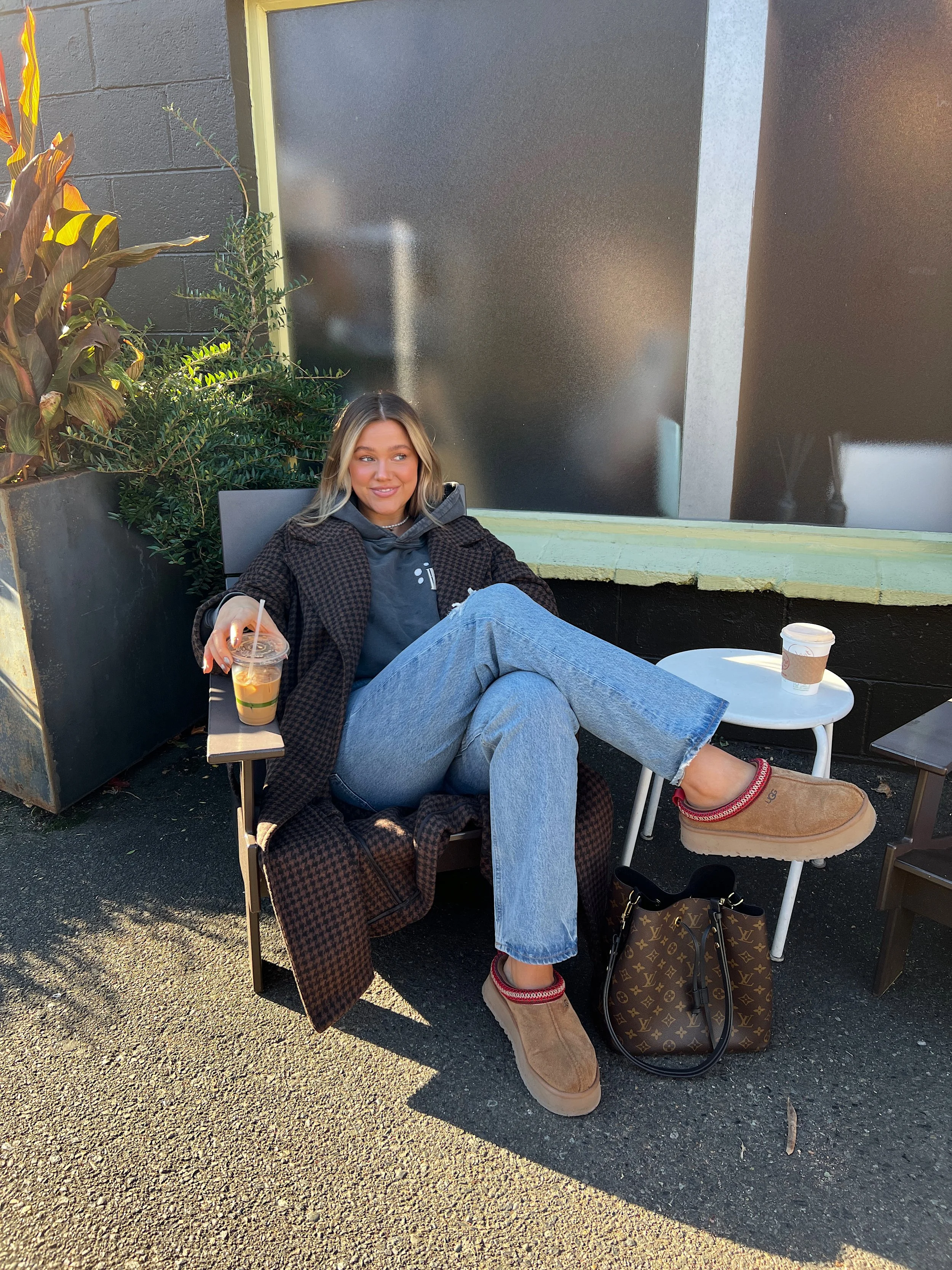 Ugg Loafers Outfit Leather Fur Slippers Outfit Ugg Slippers Outfit