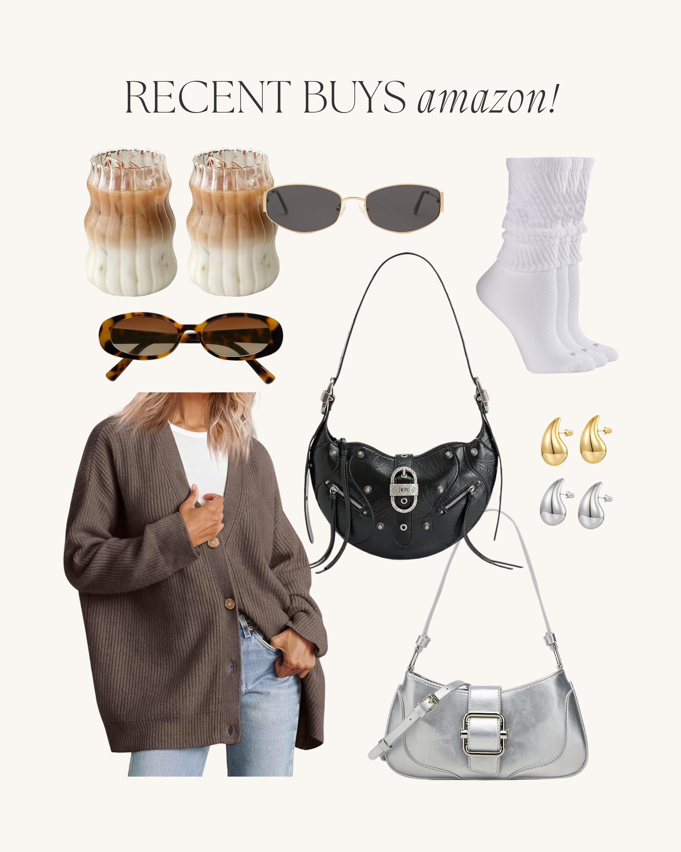 Recent Amazon Buys - Fashion, Earrings, Sunglasses, Slouch Socks, Purse, Under $100 - bresheppard.com.png