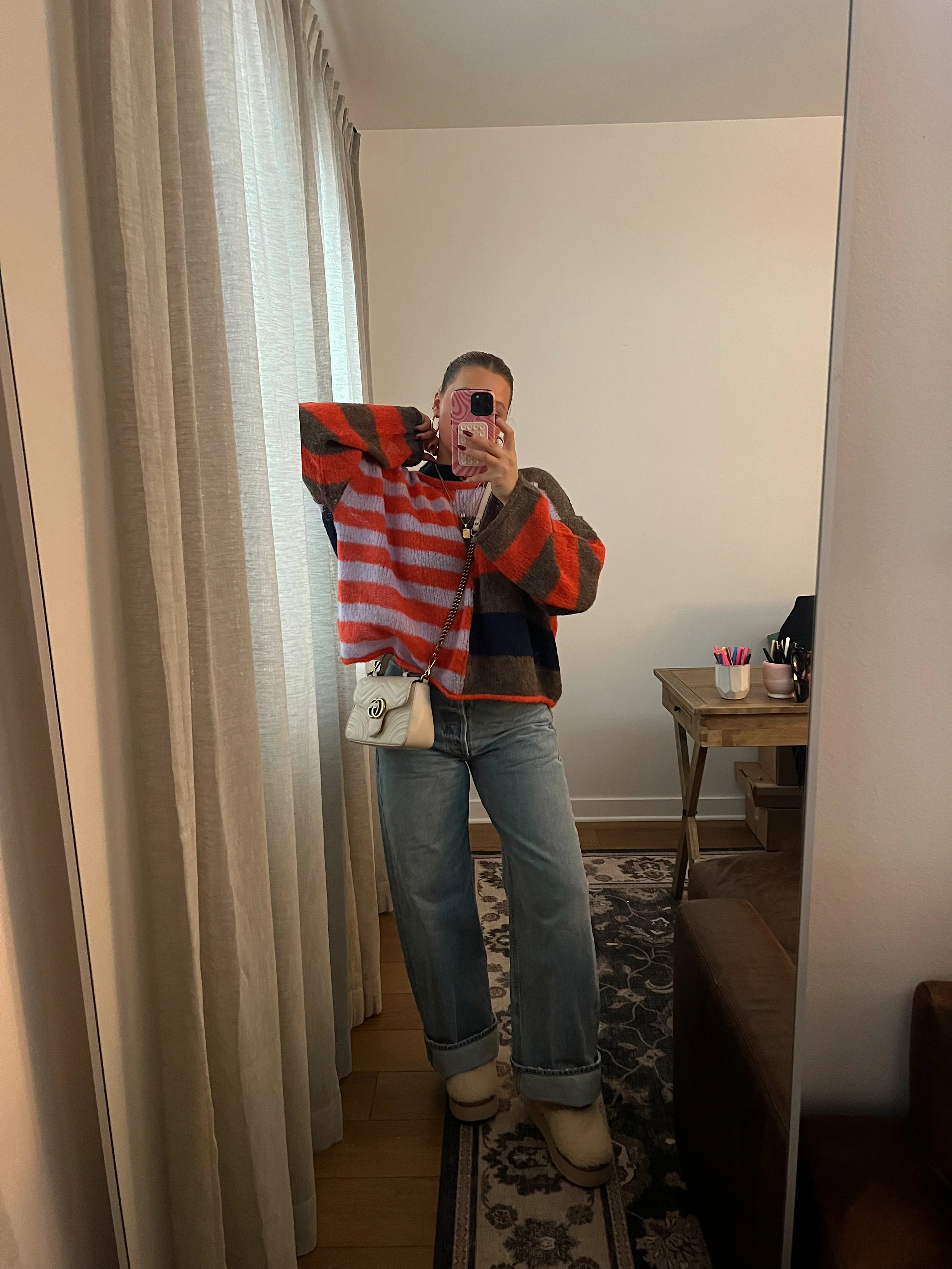 OOTD Mirror Diaries - free people sweater - bresheppard.us .JPG