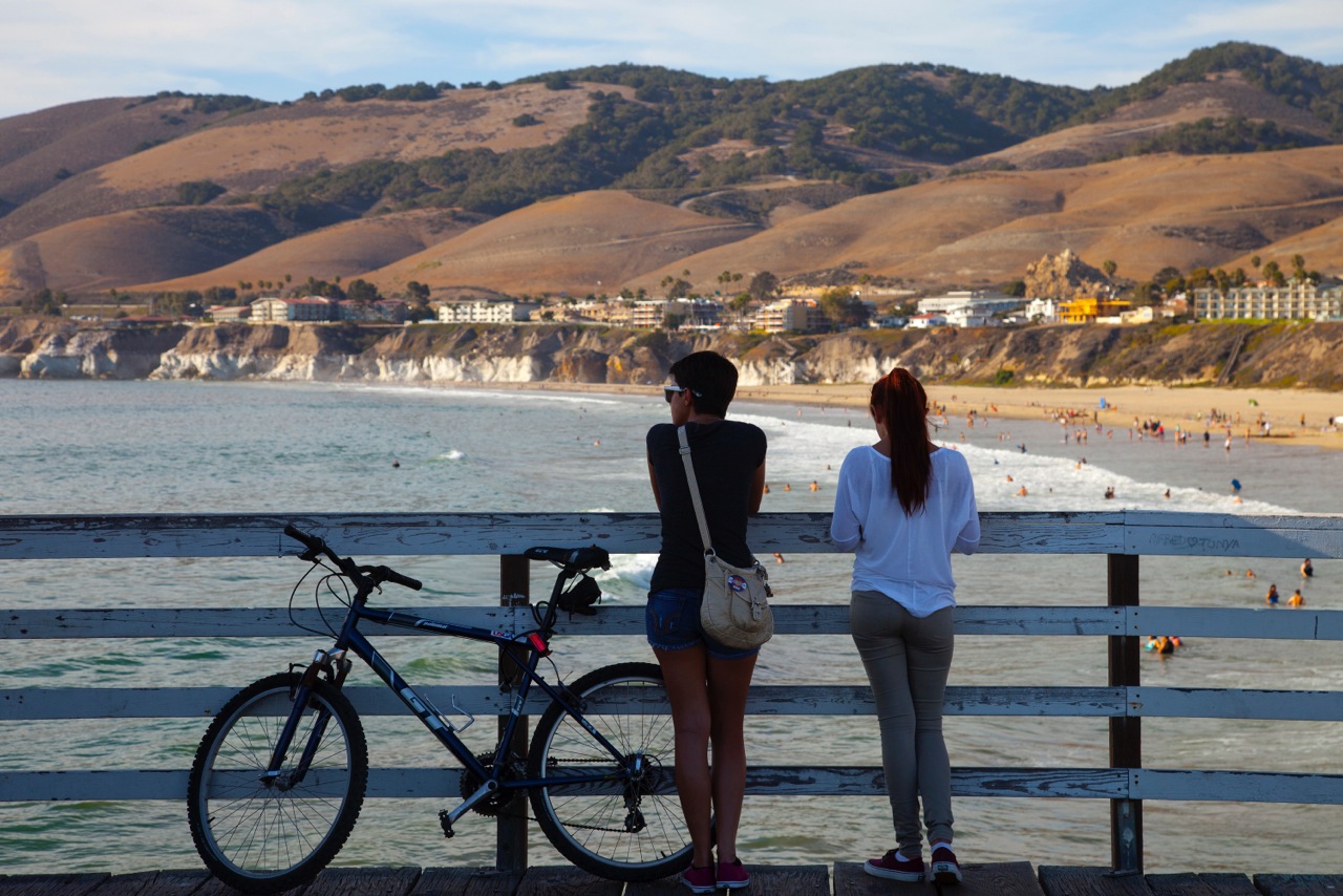 California's Central Coast from Pislmo Beach Pier