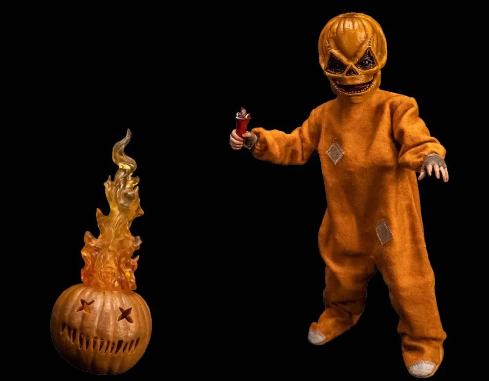 Trick or Treat Studios - Officially Licensed Trick R Treat Sam Deluxe 10" Poseable Action Figure 1:6 Scale - Lord Grimley's Manor