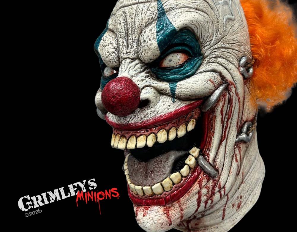 Envy Killer Clown - 7 Deadly Sins Series Halloween Latex Mask - Lord Grimley's Manor Exclusive Halloween Mask