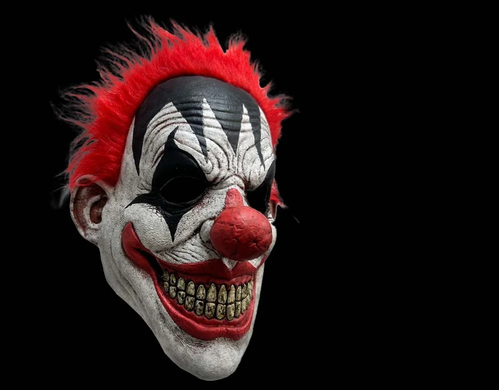 PREORDER Silent Shocker Clown - Latex Half Mask