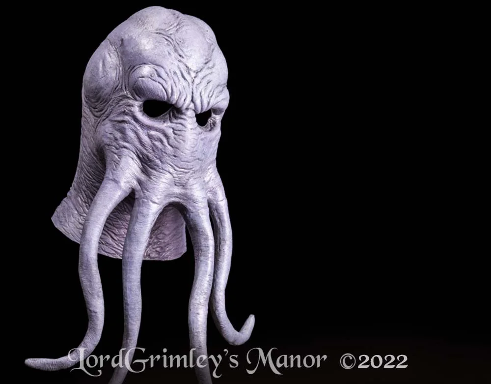 Trick or Treat Studios - Officially Licensed Dungeons and Dragons Mind Flayer Halloween Mask - Lord Grimley's Manor