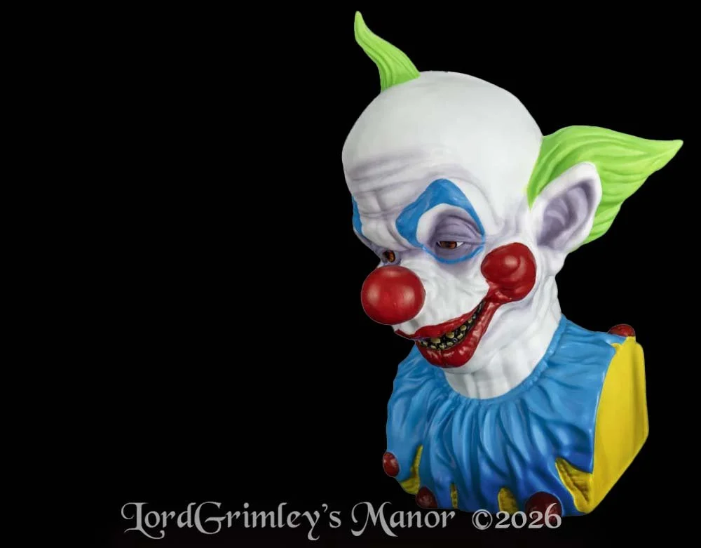 Trick or Treat Studios - Officially Licensed Killer Klowns from Outer Space - Shorty Vinyl Coin Bank Lord Grimley's Manor