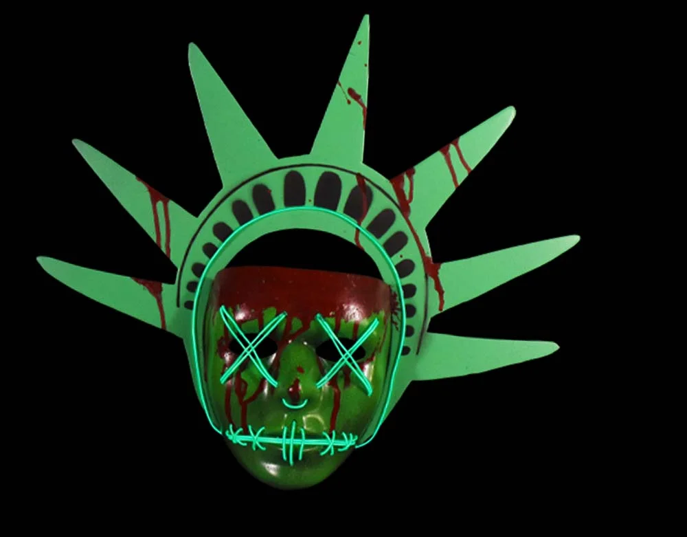 The Purge: Election Year - Lady Liberty Light Up Mask  Lord Grimley's Manor