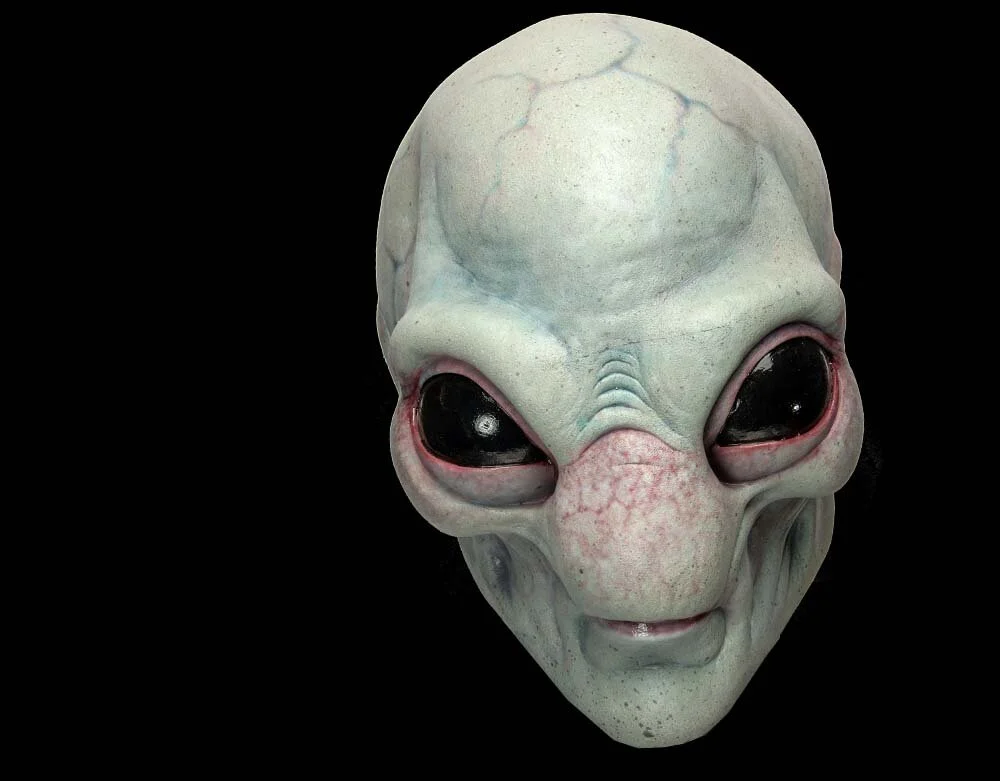 Oktober Studios - The Visitor - Alien Halloween Mask - Lord Grimley's Manor