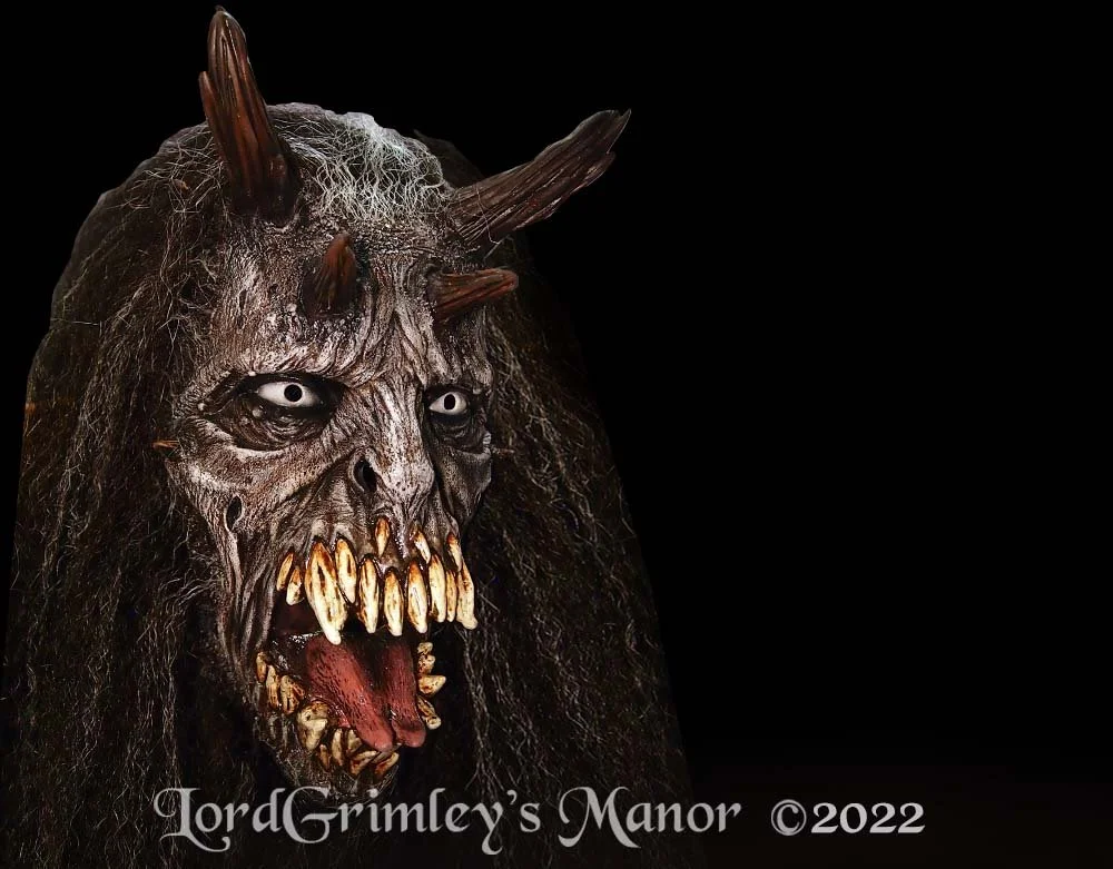 Ghoulish Productions - Wendigo - Mythic Creature of the North Woods - Halloween Creature Mask - Lord Grimley's Manor