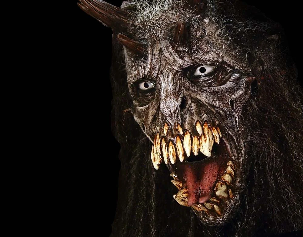 Ghoulish Productions - Wendigo - Mythic Creature of the North Woods - Halloween Creature Mask - Lord Grimley's Manor