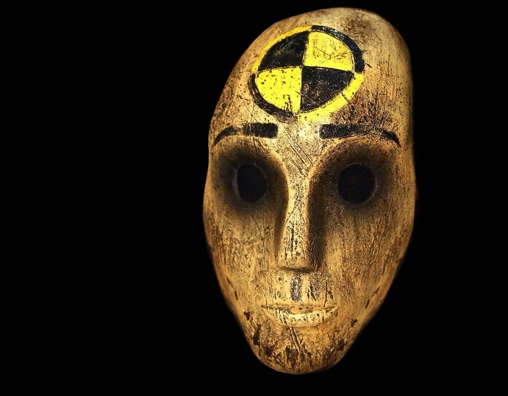 Crash Test Dummy Half Mask — Lord Grimley's Manor