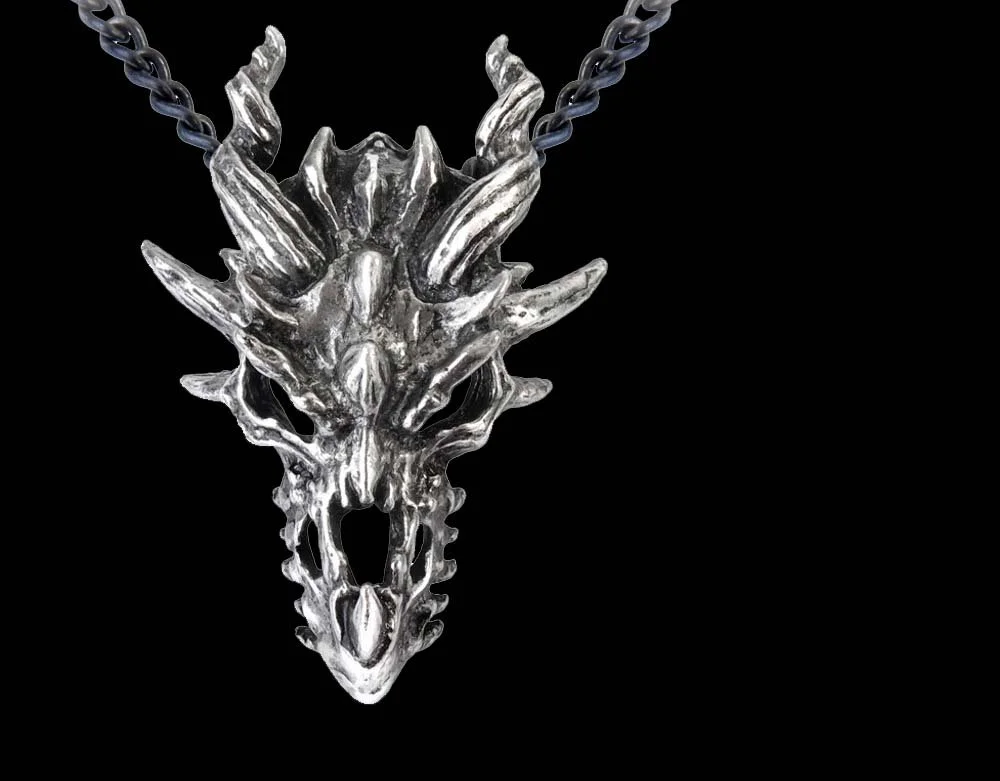 Dragon Skull Pendant — Lord Grimley's Manor