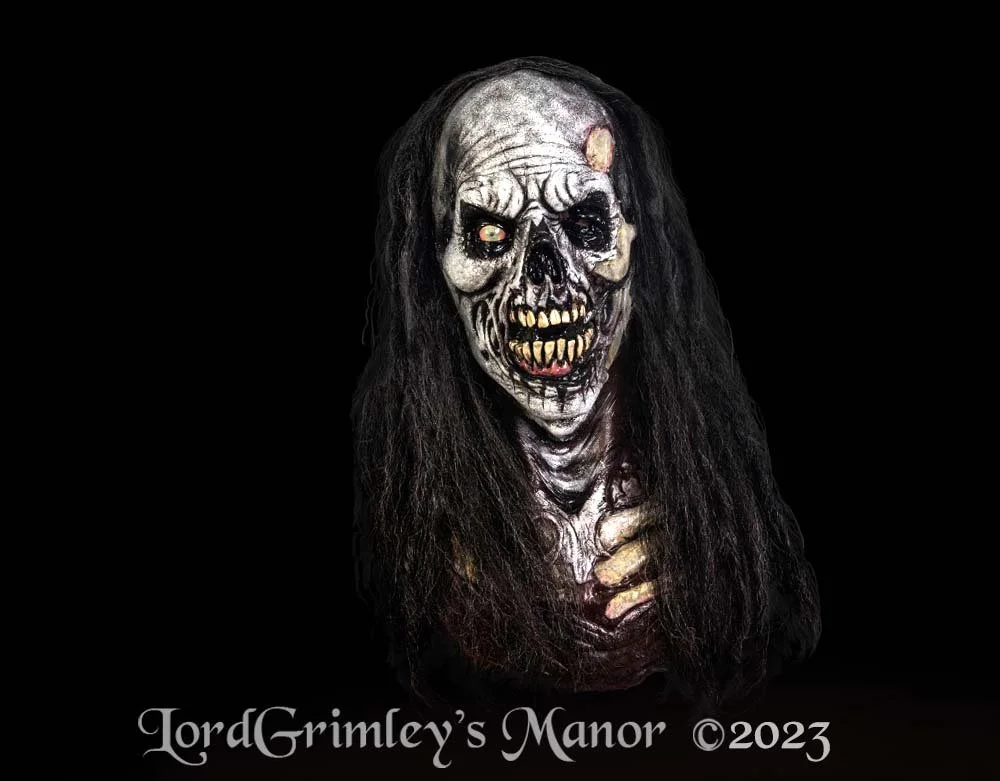 Oktober Studios - Voodoo Master Zombie - Latex Halloween Mask - Lord Grimley's Manor